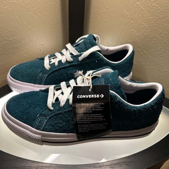 Converse Other - Converse CONS One Star Pro Ox Vintage Suede Midnight Turquoise